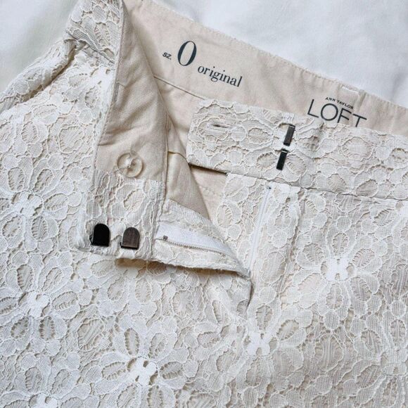 NWT Loft Lace Shorts Spring Summer Size 0 - Picture 5 of 7